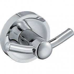 Patère en inox - simple ou double - porte-peignoire JVD