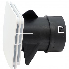 Bouche VMC fixe carré BFCD pour extraction ou insufflation AXELAIR