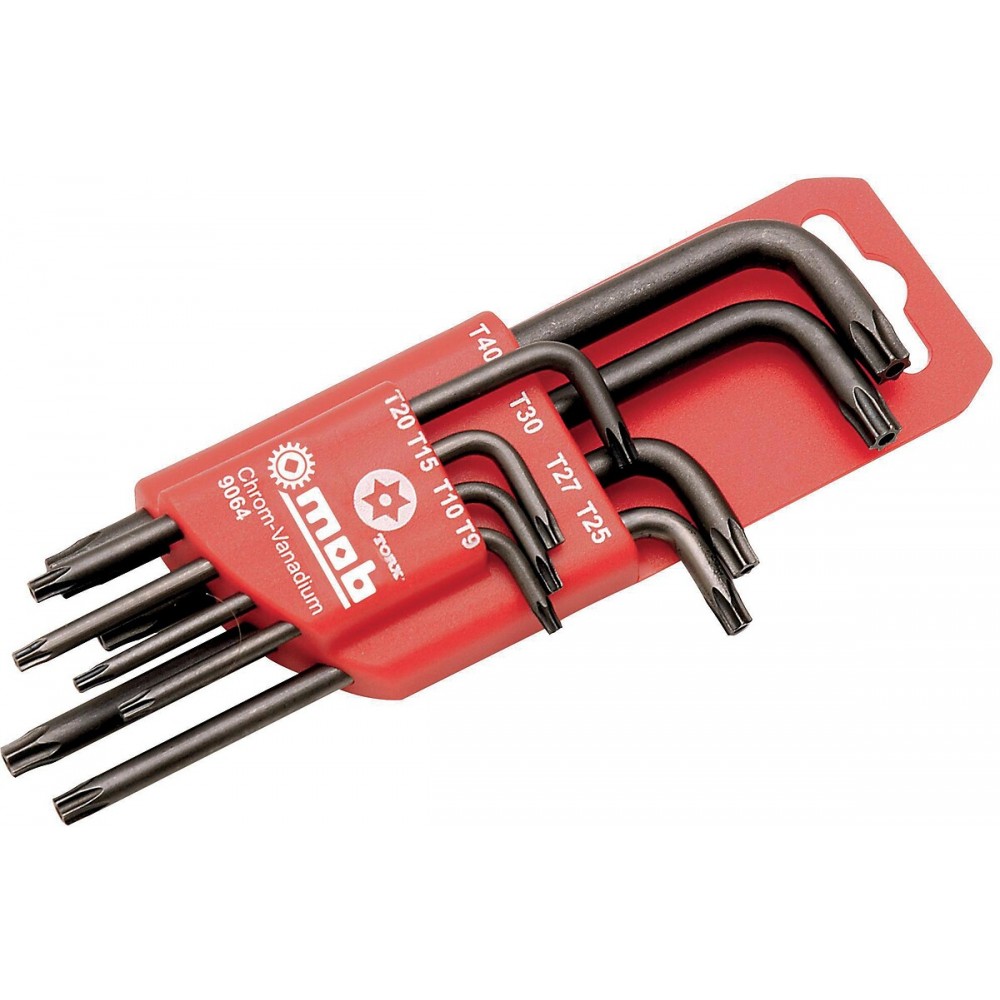 Étui de 8 clés mâles tamper Torx MOB | Bricozor
