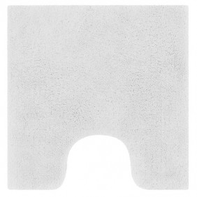 Tapis de WC - 55x55cm - Blanc - Coton - antidérapant - Monterey SPIRELLA