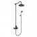 Colonne de douche thermostatique rétro Lady's - finition noir mat