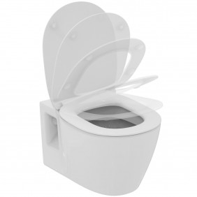 Cuvette WC suspendue carénée avec chasse directe - Connect IDEAL STANDARD