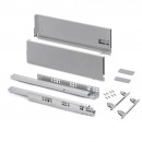 Tiroir extérieur Vertex 3D aluminium - hauteur 178 mm - charge 40 kg EMUCA