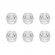 Lot de 6 butées de porte cylindriques adhésives -fixation au sol