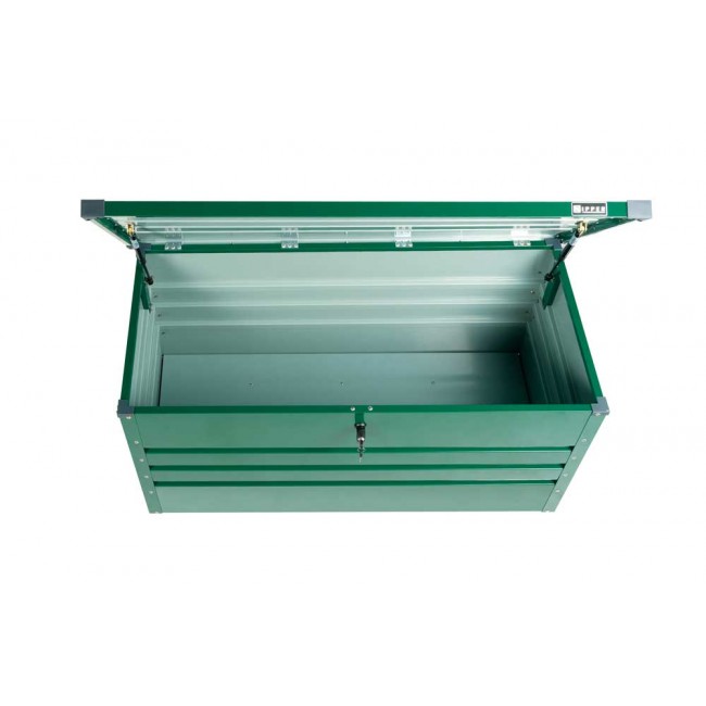 Coffre de rangement métallique - 1320 x 610 x 620 mm - vert - Bricozor 3.jpeg ZIPPER