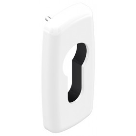 Rosace étroites clé I - aluminium blanc RAL 9010 - Chrystal LA CROISÉE DS