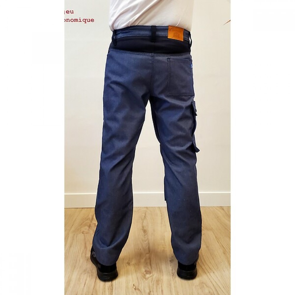 Pantalon de travail - homme - poches genouillères L'ASCENSEUR CONFECTION