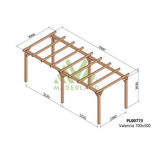 Pergola-bois-autoportante-Valencia-700x300-cm-Maderland.jpg MADERLAND
