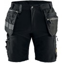 Short de travail artisan stretch avec poches flottantes 1598 - noir BLAKLADER