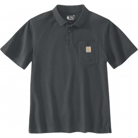 Polo de travail à manches courtes Sleeve pocket - gris CARHARTT