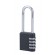 Cadenas à code compact 04 à anse en acier nickelé
