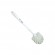 Brosse WC - boule - Nylon blanc
