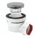 Bonde de lavabo à écoulement libre et siphon gain de place - Nano 6.7