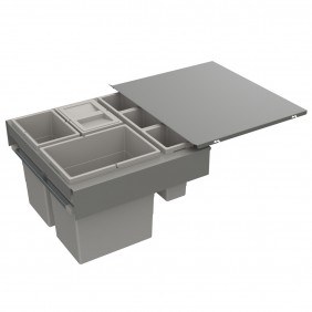 Poubelle de cuisine Frame pour tiroir ArciTech - 6 compartiments HETTICH