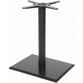 Pied de table central carré - hauteur 730 mm - inox noir SYNERCIA