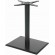 Pied de table central carré - hauteur 730 mm - inox noir