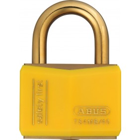 Cadenas à clé - 40 mm - corps laiton - jaune - T84MB/40 ABUS