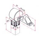 Butée de portail battant - automatique - avec tube - Arrématic - Bricozor.png TIRARD