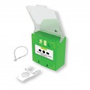 Déclencheur manuel vert - à membrane déformable Izyx