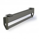 Porte-vêtements avec barre extractible de placard Quartz - titane EMUCA