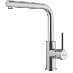Mitigeur d'évier en inox avec douchette extractible Smart Glenda FRANKE