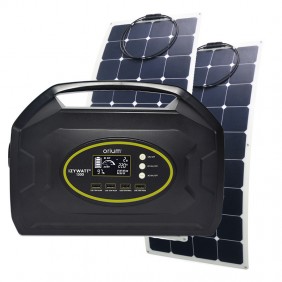 Pack station d'énergie portative IZYWATT 1500 + panneaux solaires 240W ORIUM