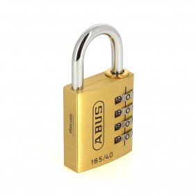 Cadenas à code en laiton - anse en acier cémenté - 165/40 ABUS