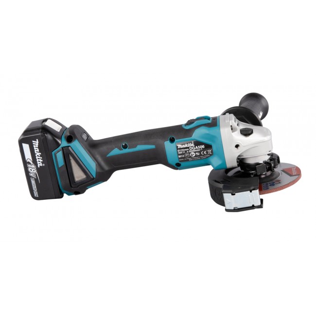 Meuleuse sans fil LXT® 18V - Ø125mm - 2 batteries 5Ah + chargeur - DGA506RTJ - Bricozor 4.jpg MAKITA
