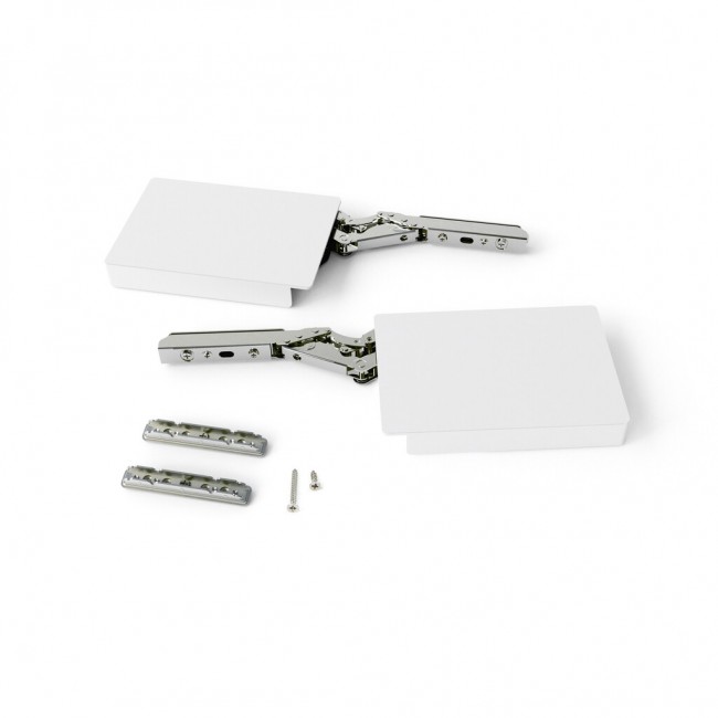 Compas pour porte relevable sans charnière Altius Lift - blanc EMUCA
