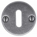 Rosaces rondes pour poignées de porte 1910 et 1930 - fer patiné BOUVET