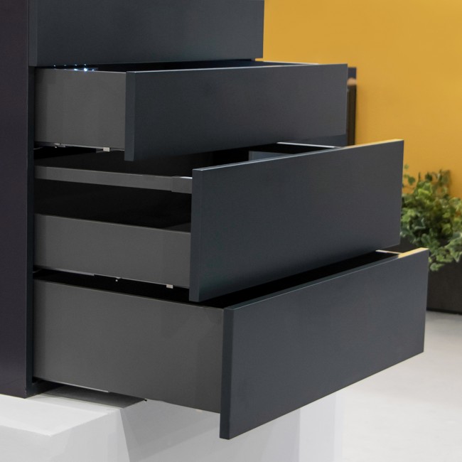 Tiroir en kit avec push synchro - côtés métal 178 mm - 40 kg - Vertex - Bricozor 1.jpg EMUCA