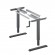 Pieds de bureau réglables avec manivelle - Steelforce Pro 310 HC Slim