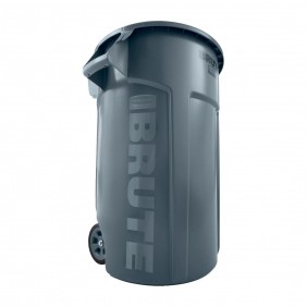 Collecteur de déchets sur roues Brute® - capacité 167L - coloris gris RUBBERMAID