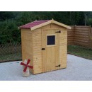 Abri de jardin bois 16 mm Eden 1,83 m2 HABRITA