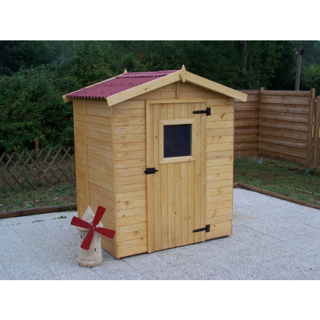Abri de jardin bois 16 mm Eden 1,83 m2 HABRITA