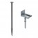 Lot vis de fondation + support de lambourde réglable pour sols fermes et remblais SPIRAL® - 1500 mm