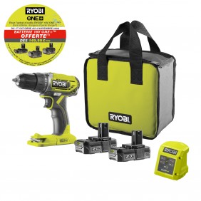 Perceuse visseuse sans fil 18V ONE+™ + 2 batteries 2Ah - R18DD2-220S RYOBI