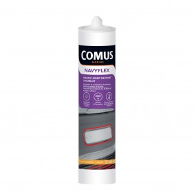 Mastic-colle -  joint de pont de bateaux - noir - 290 ml - Navyflex COMUS