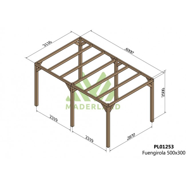 Pergola-en-bois-autoportante-Fuengirola-500x300-cm-Maderland.jpg MADERLAND