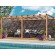 Pergola adossée en bois Palma 5 x 4 x 2,64 m