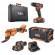 Pack perceuse à percussion Brushless + Multitool - CK18-AR-2BX-X02B + Radio sans fil 18V