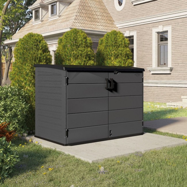 Coffre de jardin polyéthylène Stowaway - 1,98 m³ - plancher inclus - Bricozor 1.jpg SUNCAST