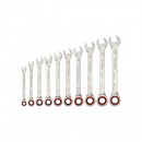 Set de 10 clés mixtes à cliquet - 1600A02AU0 BOSCH