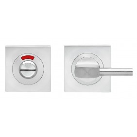 Rosaces 3 pièces carrées à condamnation PMR avec voyant rouge et blanc KARCHER DESIGN