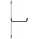 Antipanique Isy Bar EN1125 2 points haut et bas barre de 1200 mm