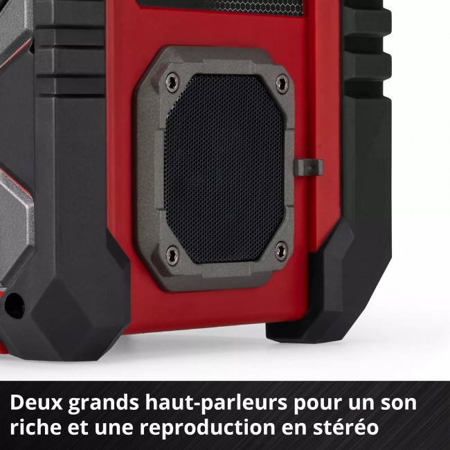 Radio de chantier TE-CR 18 Li DAB+:FM:BT - Solo - Power X-Change 8.jpeg EINHELL