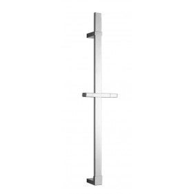 Barre de douche rectangulaire - 68 cm - chrome - Design WENKO