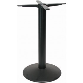 Pied de table central rond - hauteur 730 mm - inox noir SYNERCIA