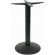 Pied de table central rond - hauteur 730 mm - inox noir