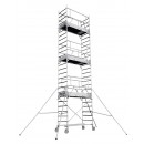 Echafaudage roulant aluminium Totem 2 Line 180 TUBESCA